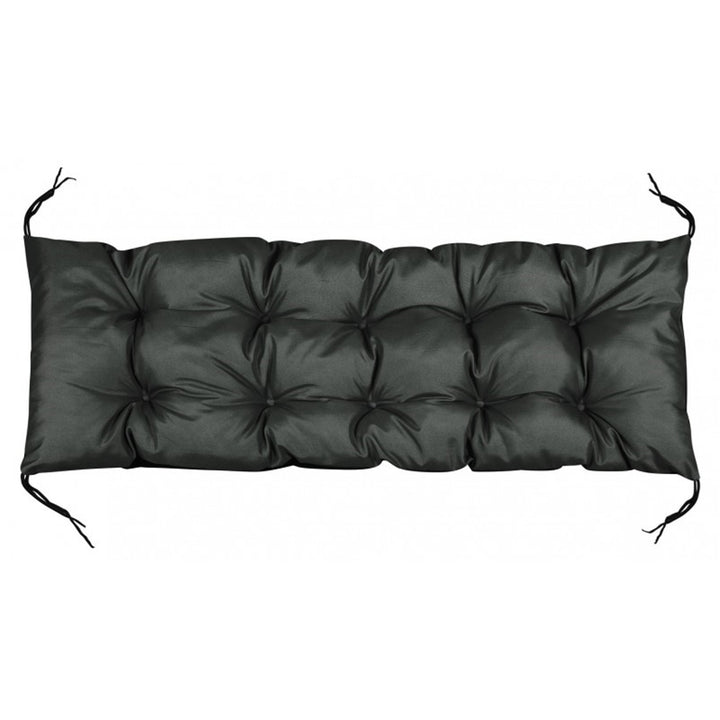 Europallet kerti pad párna fekete 120x40 cm