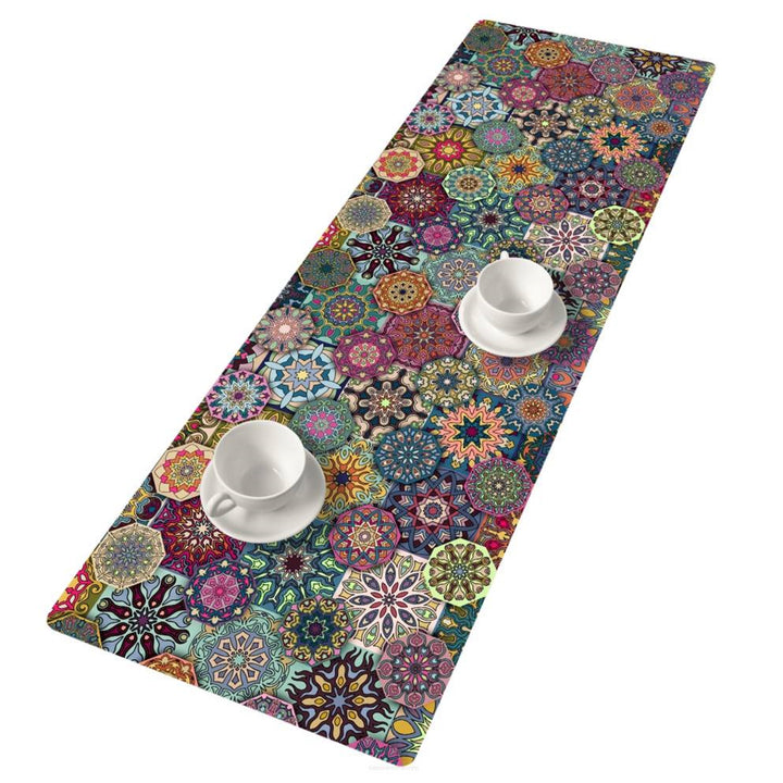Bertoni asztali futó, filc, 115x40cm, Valencia mintás mintával