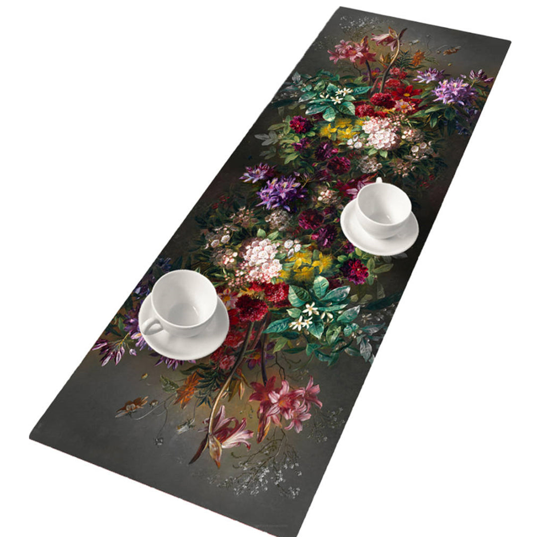 Bertoni asztali futó, filc, 95x33cm, nyomtatott minta Bouquet