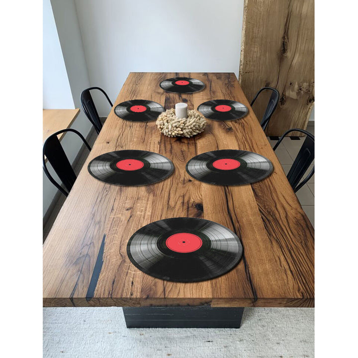 Bertoni asztali alátét készlet, 6 db, kerek, 33 cm, Vinyl