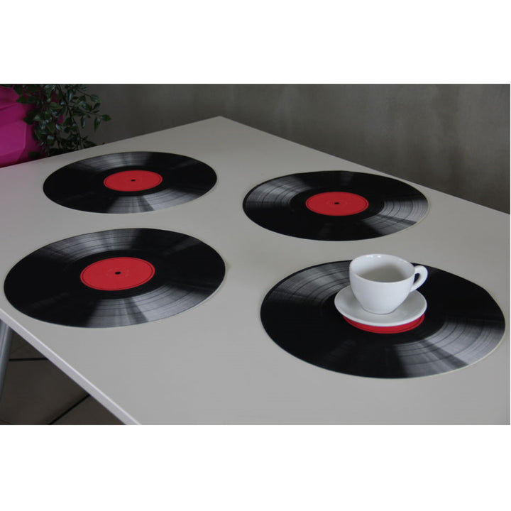 Bertoni asztali alátét készlet, 4 db, kerek, 33 cm, Vinyl