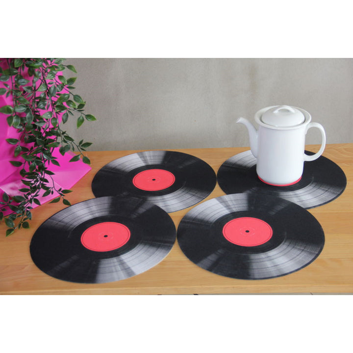 Bertoni asztali alátét készlet, 4 db, kerek, 33 cm, Vinyl