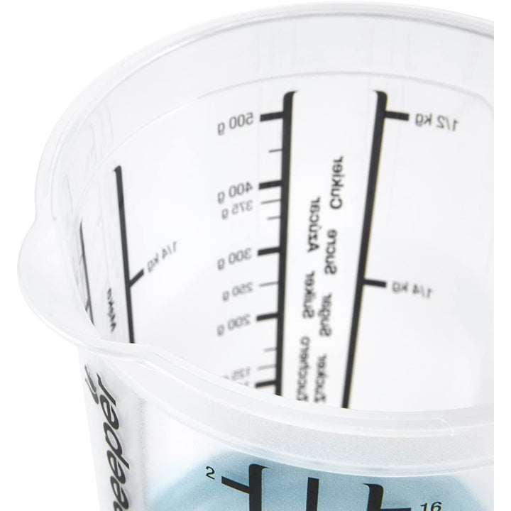 Keeeper mérőedény, csúszásmentes, fogantyúval, 0,5l, északi kék, Masimmo