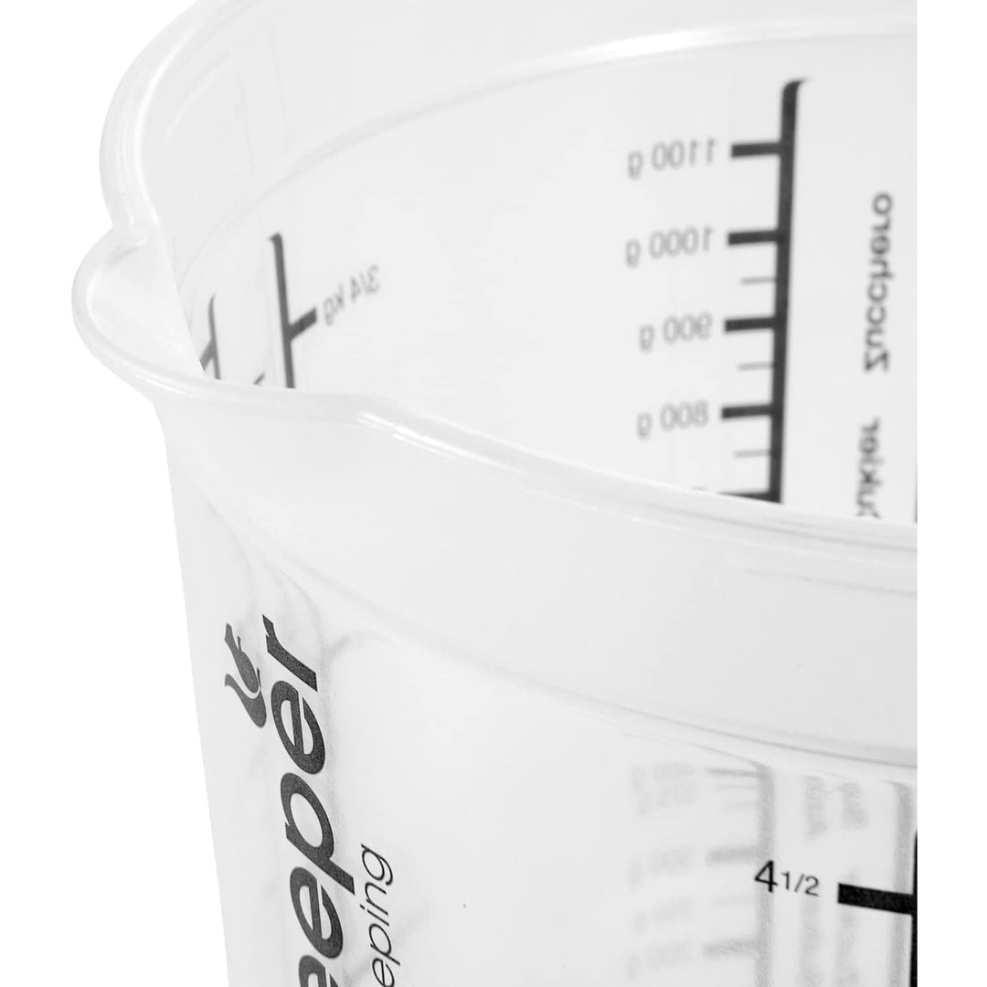 Keeeper mérőedény, csúszásmentes, fogantyúval, 1l, nordic grey, Masimmo