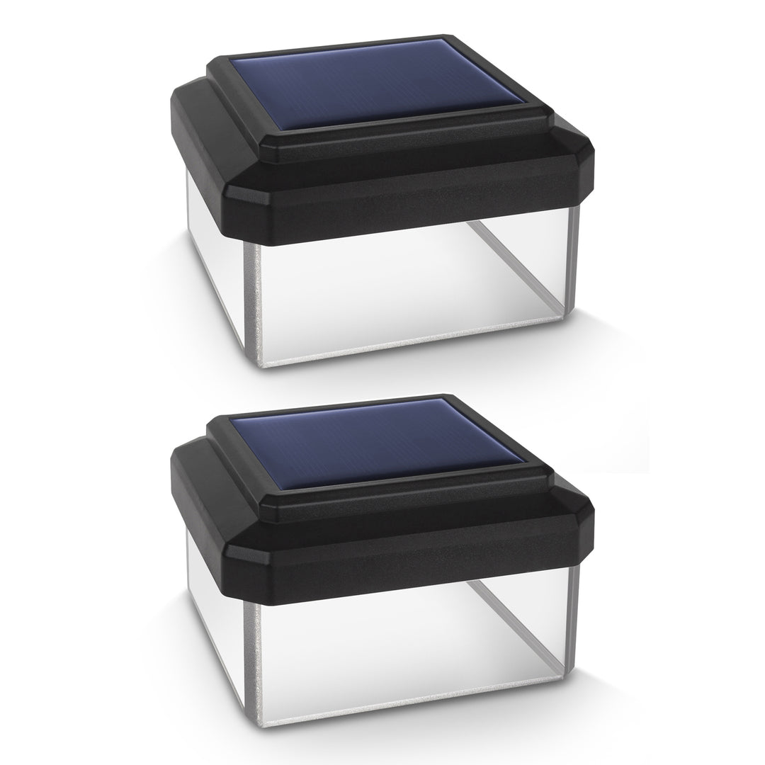 2x GreenBlue LED-es napelemes rúdlámpa, 80x80mm, borítékolható tető, GB127
