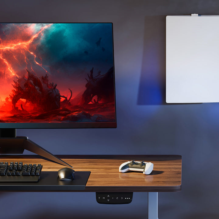 Falra szerelhető állvány fehér színben Playstation 5 konzolhoz, 10kg max, NanoRS RS180