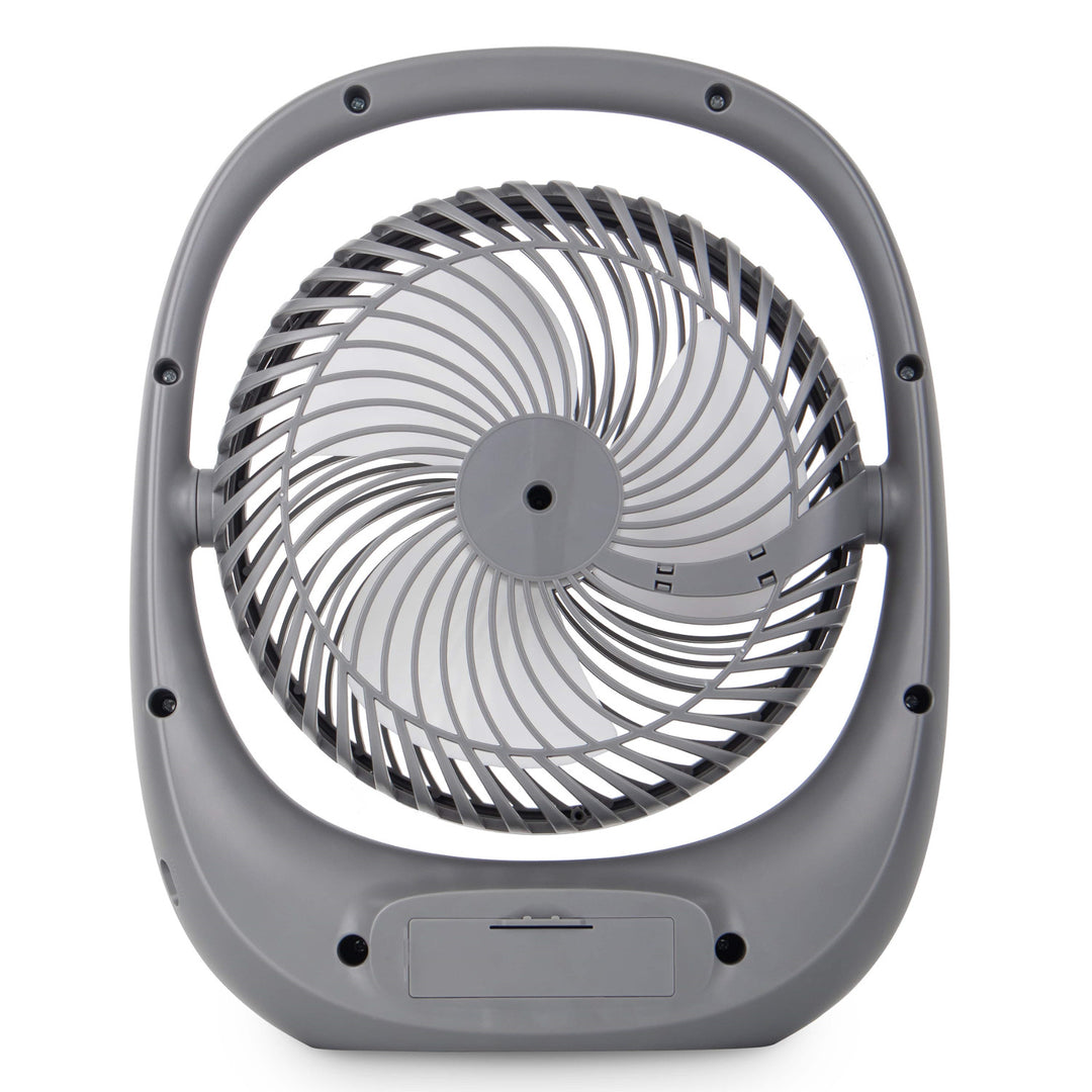 Blaupunkt ventilátor, hordozható, újratölthető 1800 mAh, USB, 3 sebességfokozat, szürke, APF301