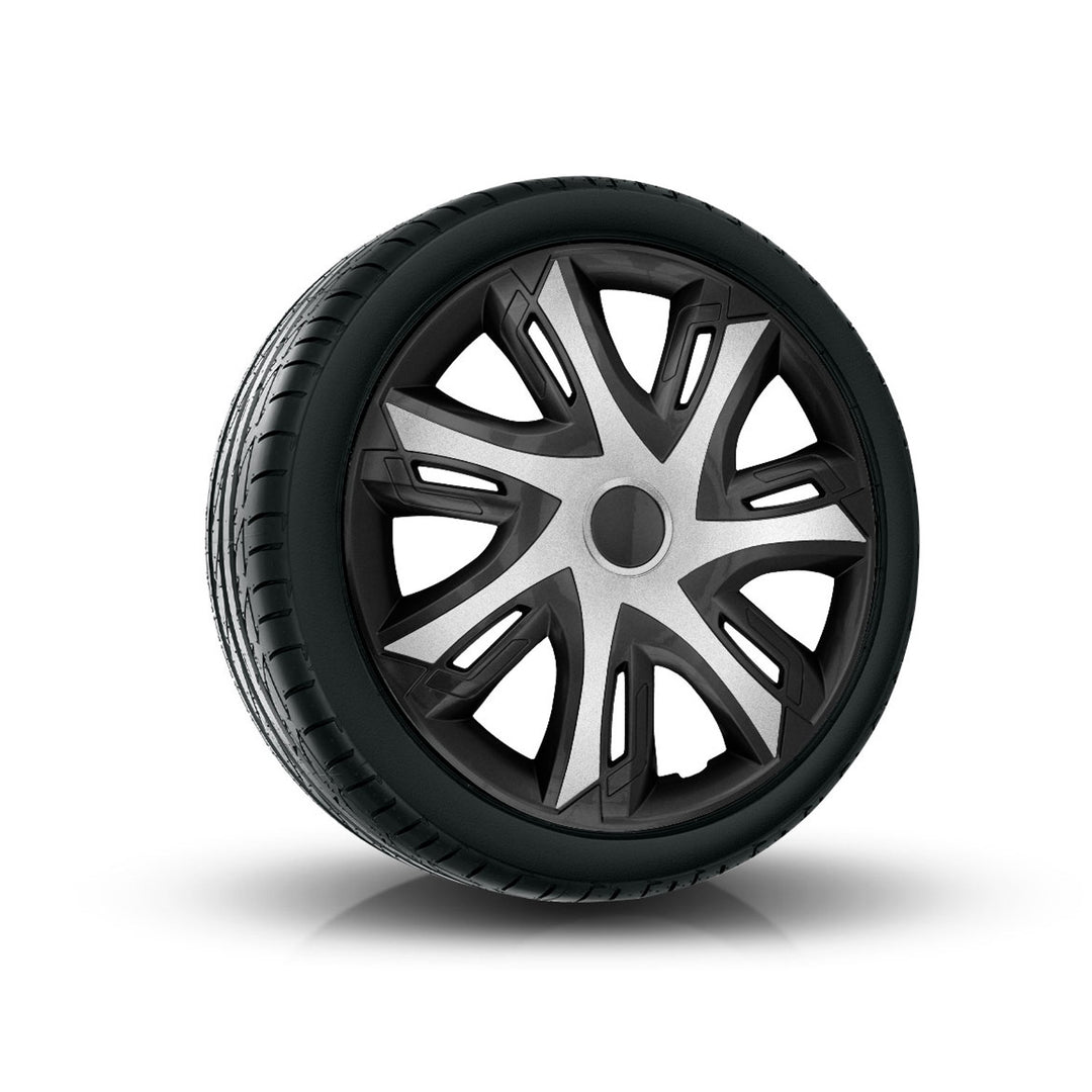 NRM N-Power univerzális keréktárcsa 15" kétszínű fekete/ezüst 1 db