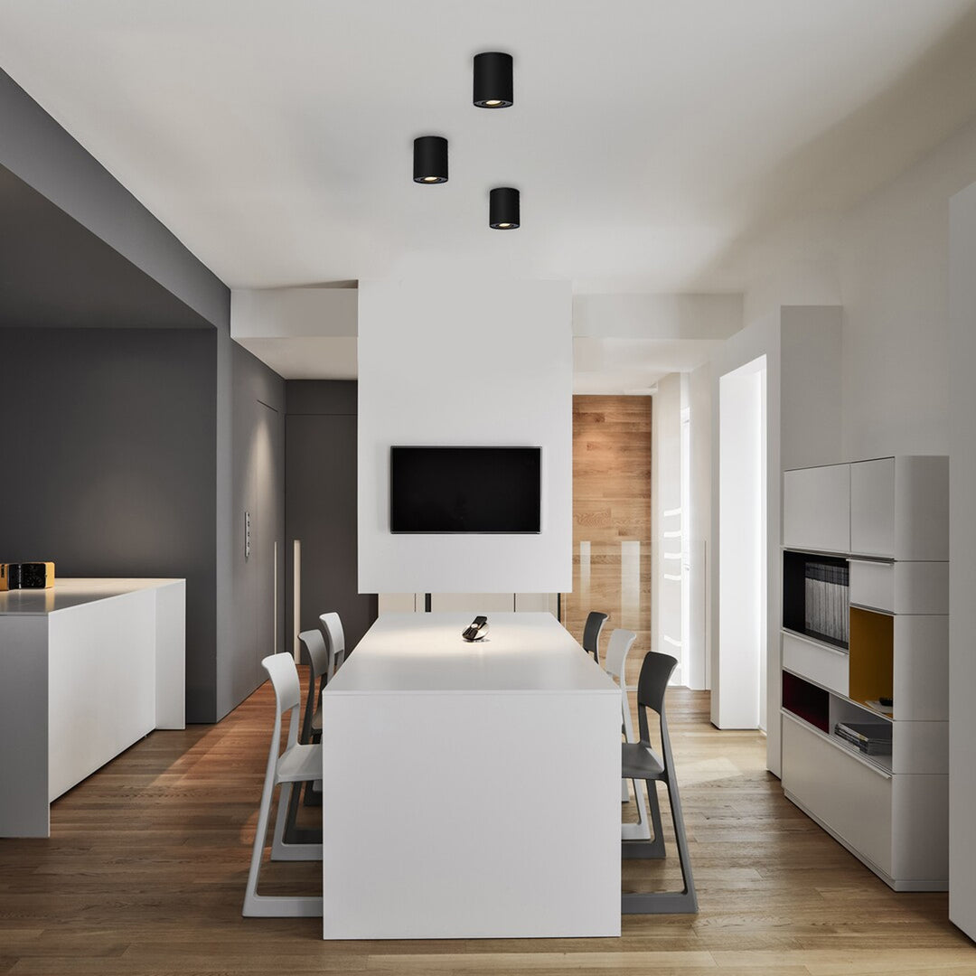 Rabalux mennyezeti lámpa, felszíni szerelésű, GU10, IP20, fekete, Kobald