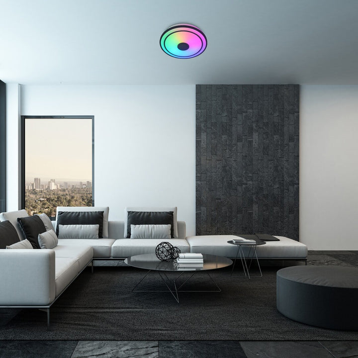 Lámpa sufitowa Rabalux, 24W LED, RGB, Bluetooth, időzítő, Nikolaus