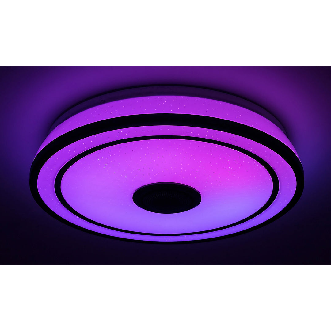 Lámpa sufitowa Rabalux, 24W LED, RGB, Bluetooth, időzítő, Nikolaus