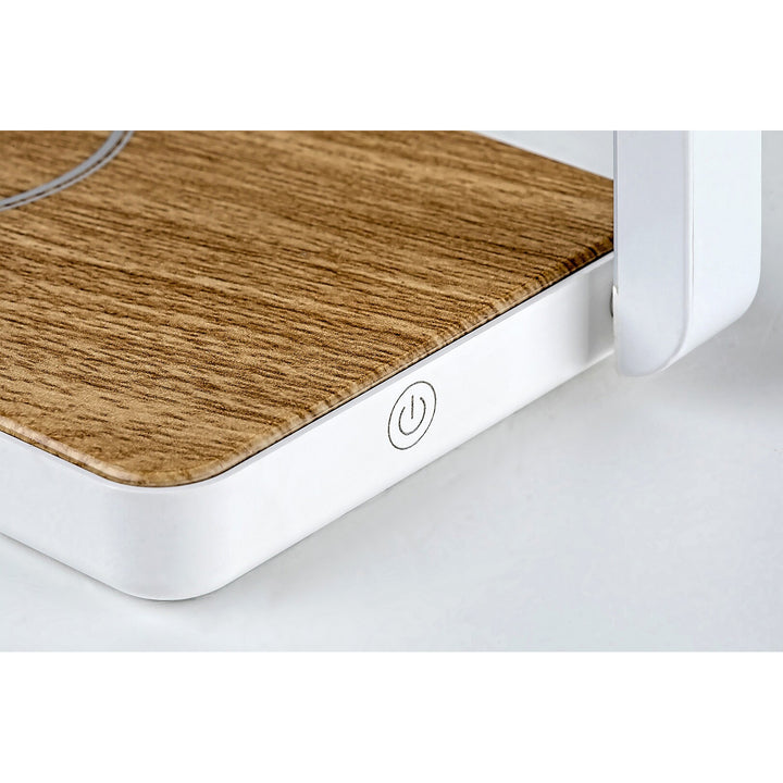 Rabalux asztali lámpa, 4W LED, QI induktív töltő, Buldus