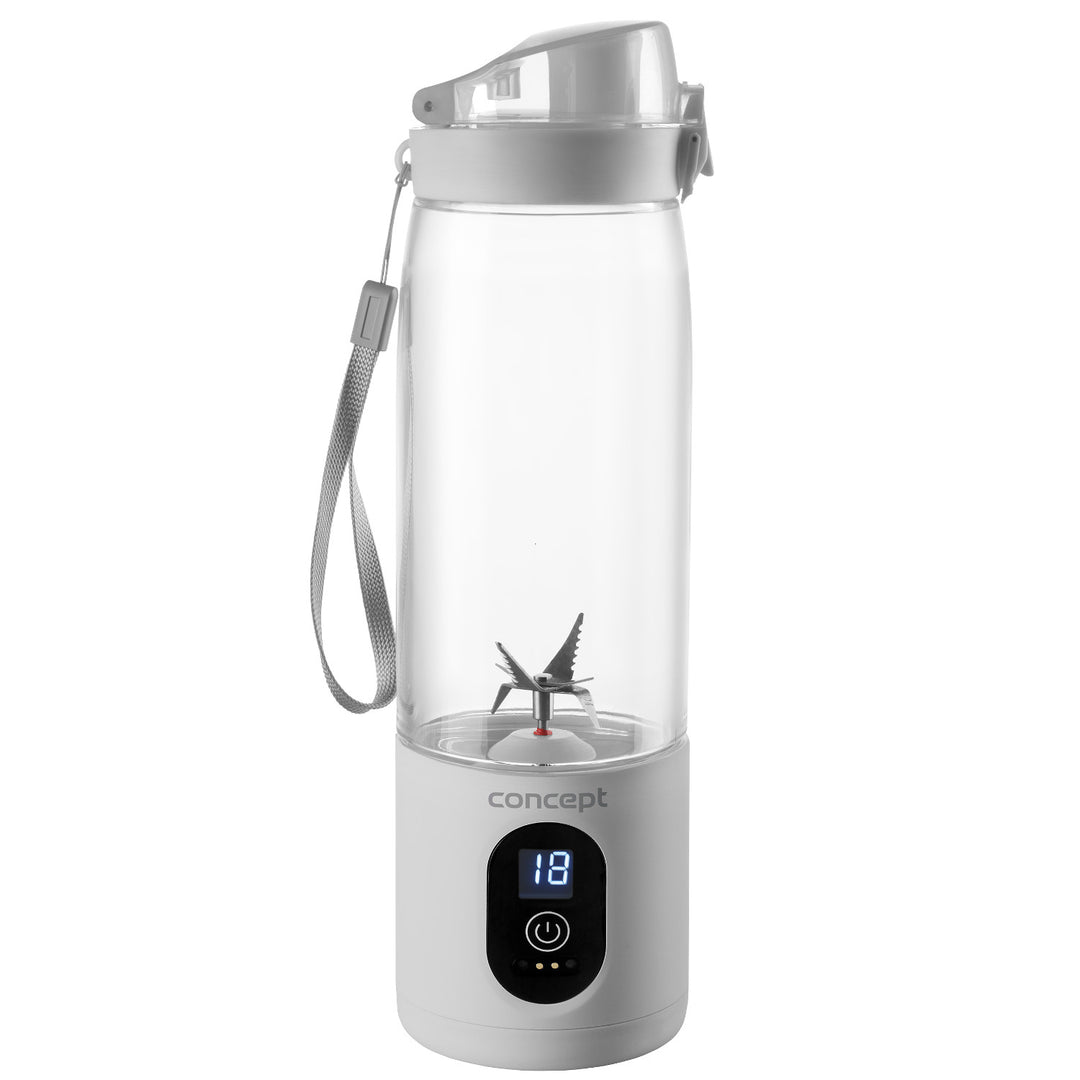 Concept személyi turmixgép, 600 ml, Li-Ion akkumulátor, fehér, FitMaker SM4000