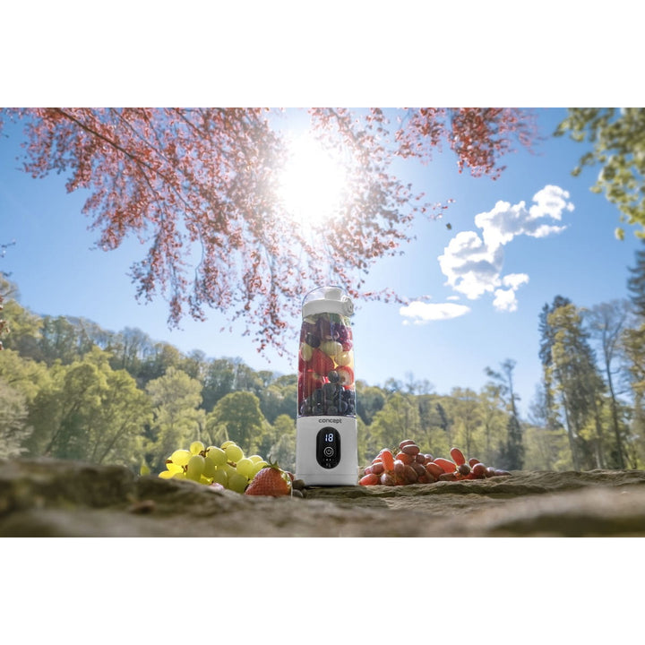 Concept személyi turmixgép, 600 ml, Li-Ion akkumulátor, fehér, FitMaker SM4000