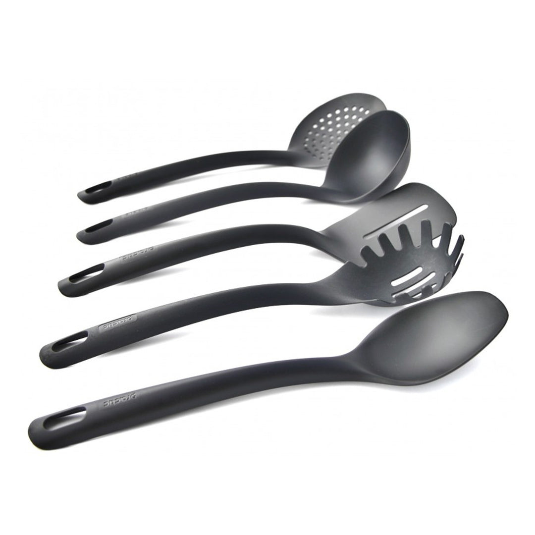 5 darabos konyhai szerszámkészlet + 15 cm-es edény fekete Practic Handy