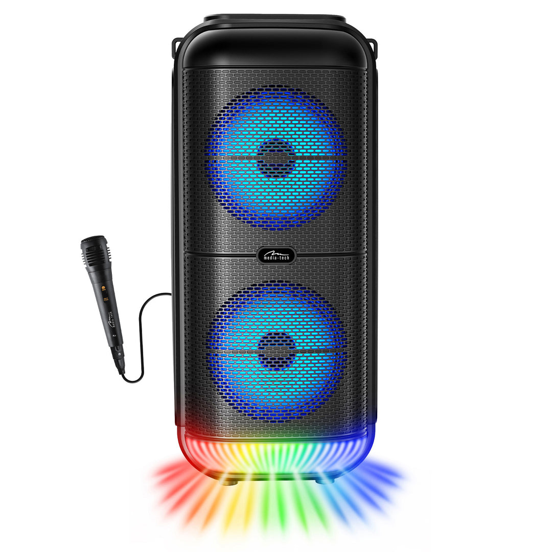 Media-Tech hordozható hangszóró, karaoke, Bluetooth 5.3, 900W, MT3183