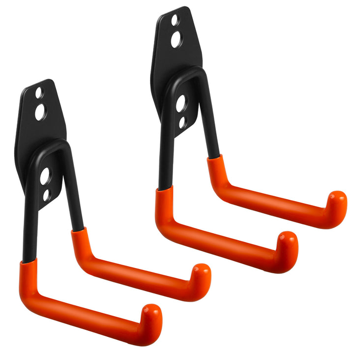 Maclean garázs falikonzol, gumiabroncsokhoz, kerti szerszámokhoz, létrához, tömlőkhöz. acél, max. terhelés 70kg, MC-442, 2 db.