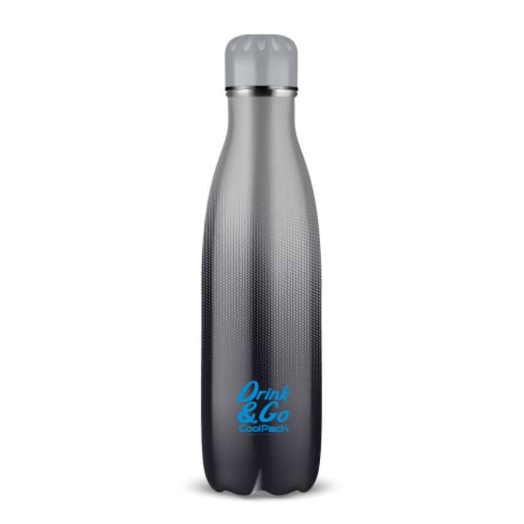 Coolpack termikus palack, 0.5L, rozsdamentes acél, szürke, Drink & Go Z04511