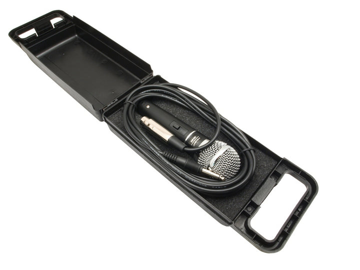 Dinamikus mikrofon Rebel DM-604 + tok, kábel XLR - Jack 6,3 mm