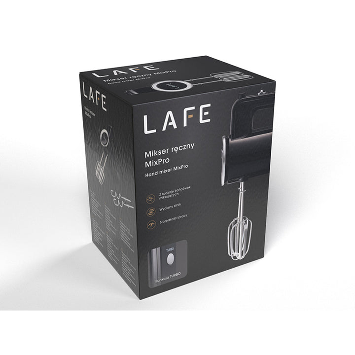 Lafe kézi mixer, 5 sebességfokozat, Turbo funkció, 300W, MixPro