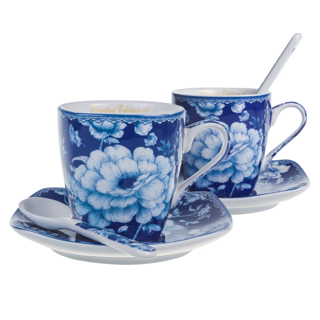 Egyedi porcelán készlet, melyet a művészet időtlen design ihletett
