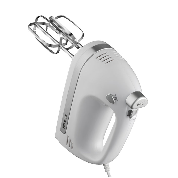 Concept kézi mixer, 5 sebességfokozat, turbó funkció, 500 W, fehér, SR3390
