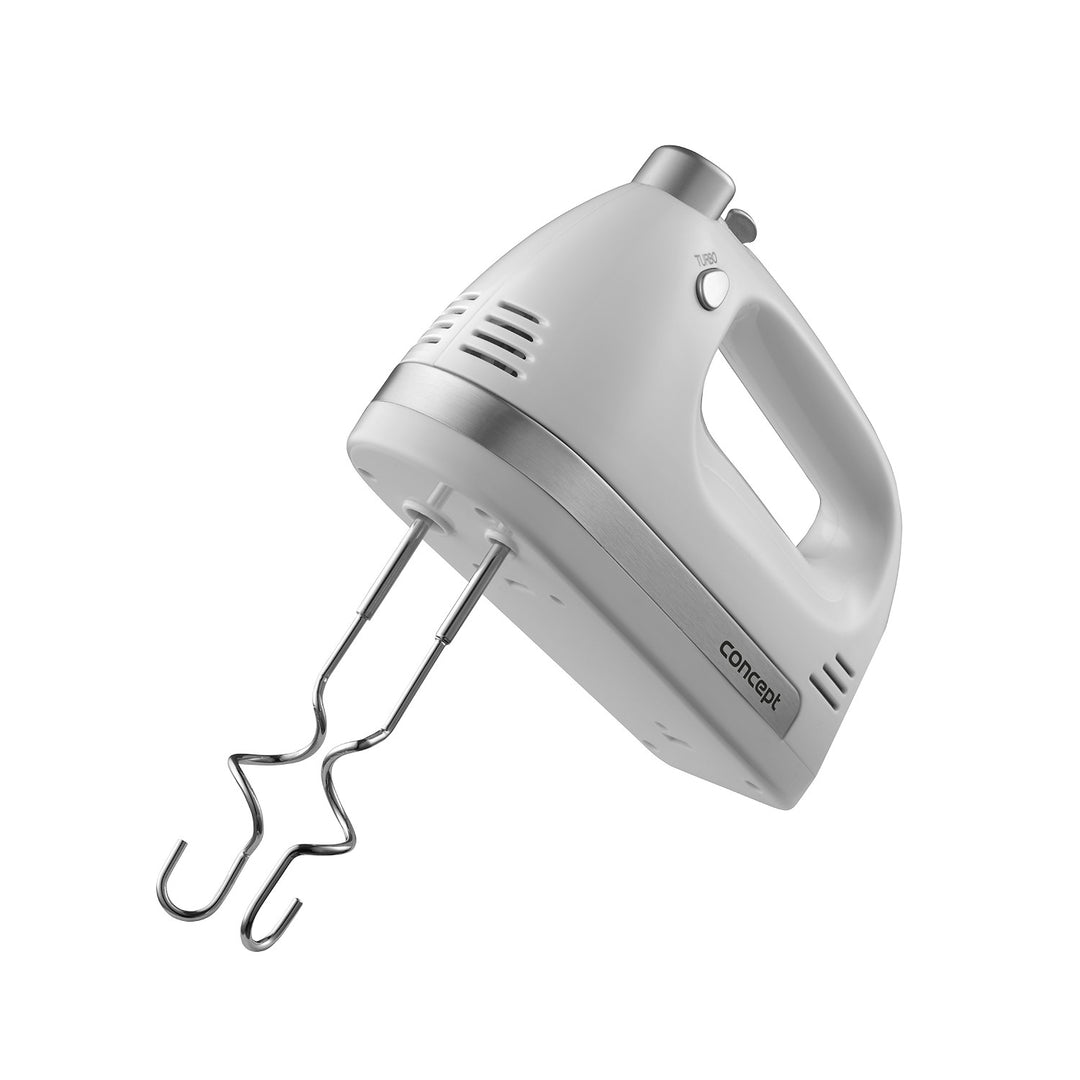 Concept kézi mixer, 5 sebességfokozat, turbó funkció, 500 W, fehér, SR3390