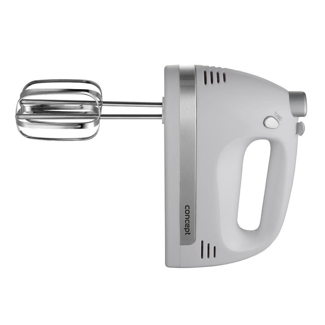 Concept kézi mixer, 5 sebességfokozat, turbó funkció, 500 W, fehér, SR3390