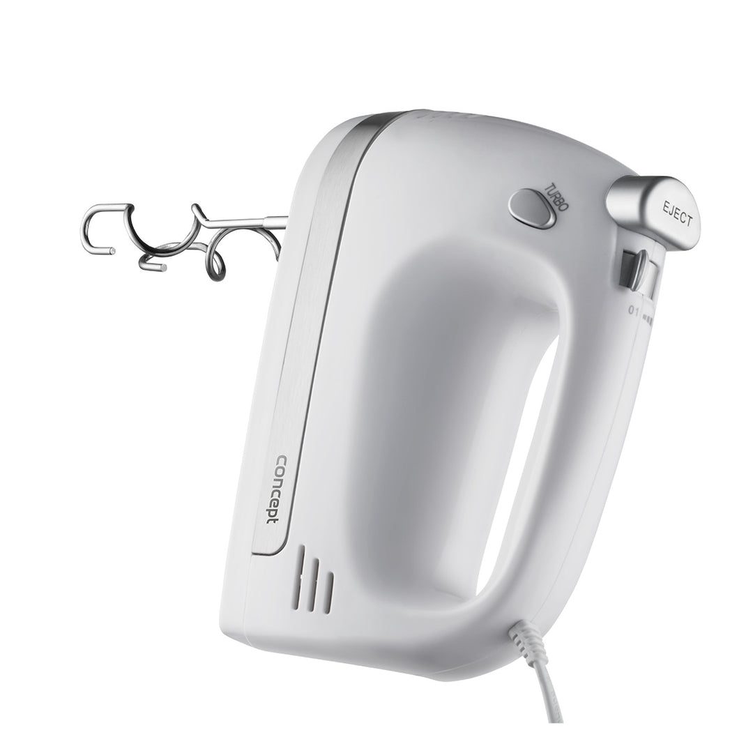 Concept kézi mixer, 5 sebességfokozat, turbó funkció, 500 W, fehér, SR3390