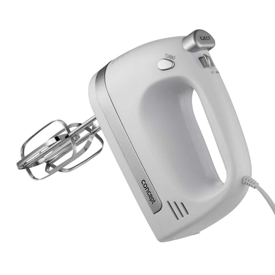 Concept kézi mixer, 5 sebességfokozat, turbó funkció, 500 W, fehér, SR3390