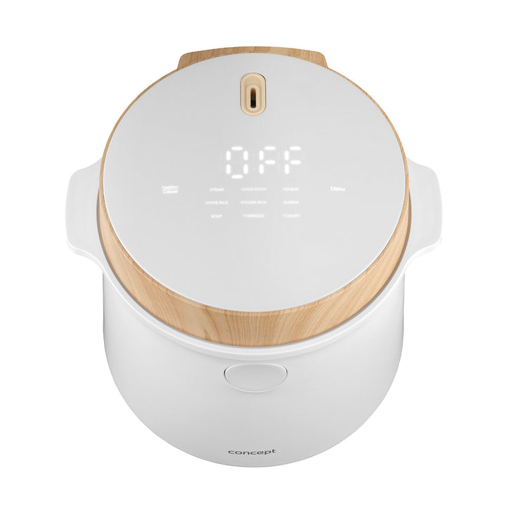 Concept rizsfőző, 9 program, LED kijelző, 1,5 l, fehér, RE3030