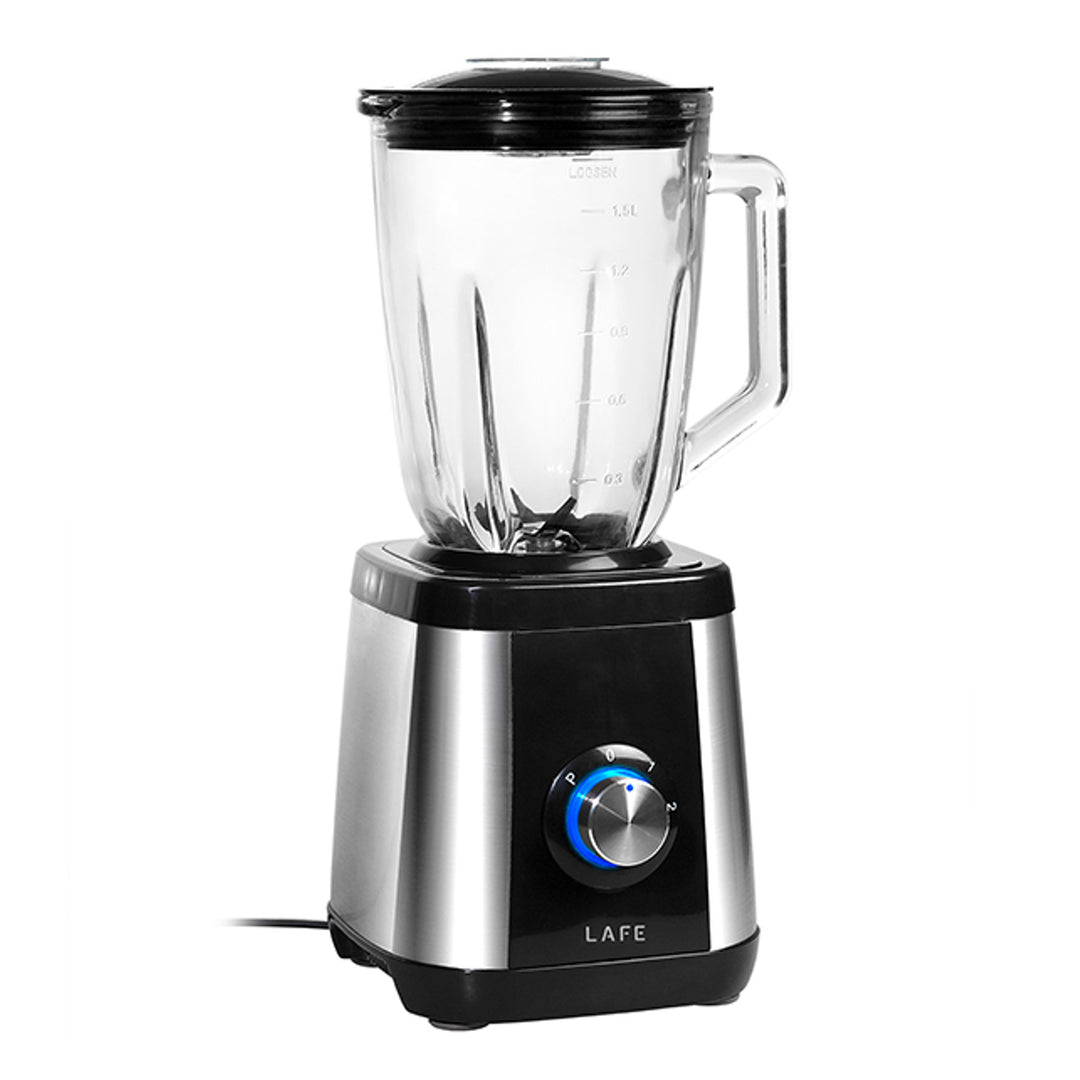 Lafe csészés turmixgép, üveg, 2 sebesség, 600 W, Power Mix