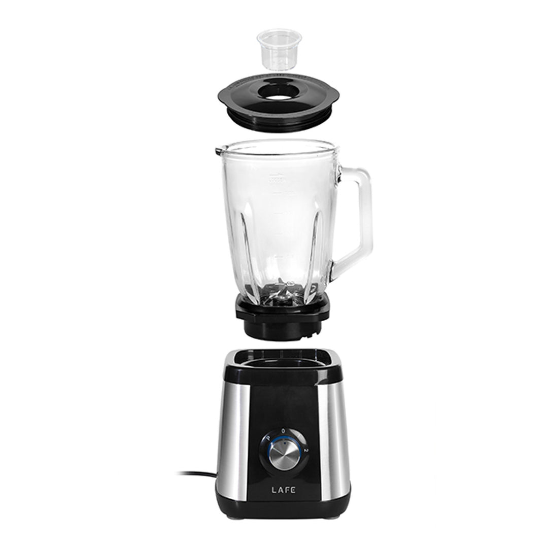 Lafe csészés turmixgép, üveg, 2 sebesség, 600 W, Power Mix