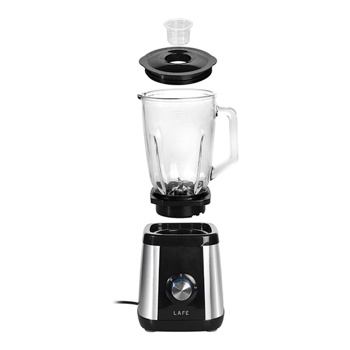 Lafe csészés turmixgép, üveg, 2 sebesség, 600 W, Power Mix