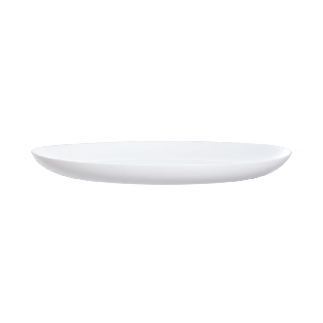 Luminarc desszertes tányér, kerek, edzett üveg, 19 cm, fehér, Diwali White