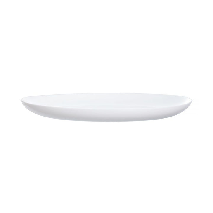 Luminarc desszertes tányér, kerek, edzett üveg, 19 cm, fehér, Diwali White