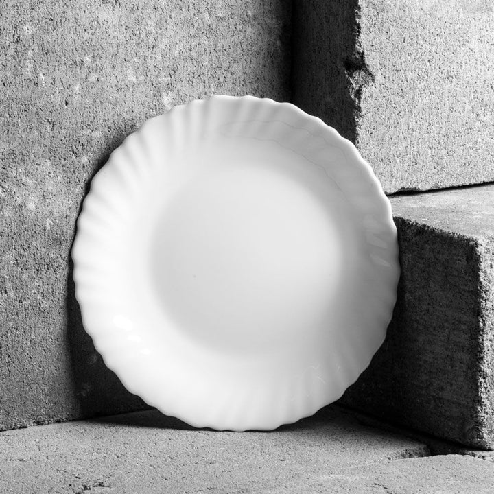 Luminarc desszertes tányér, kerek, 19 cm, fehér, Feston