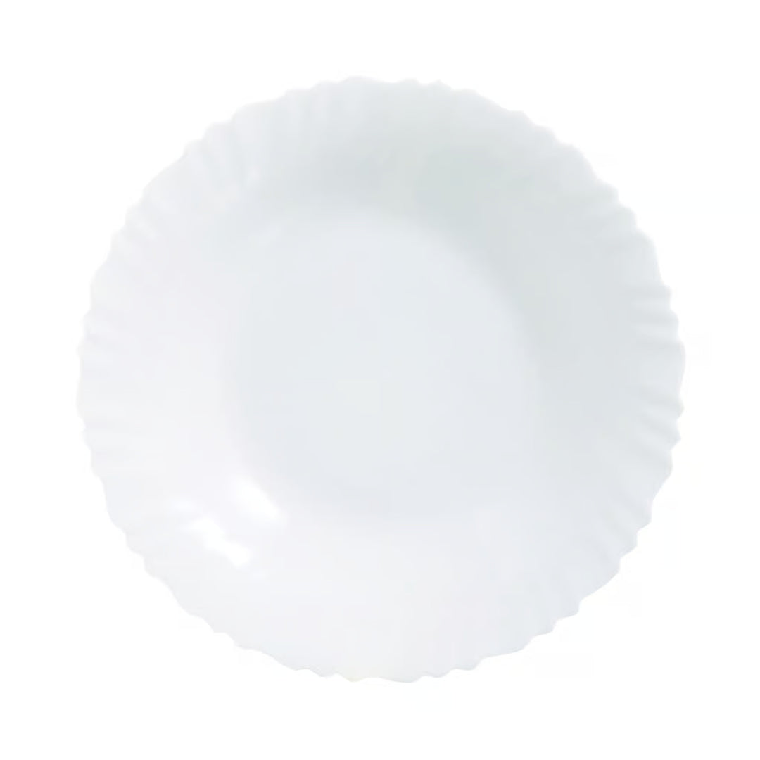 Luminarc desszertes tányér, kerek, 19 cm, fehér, Feston