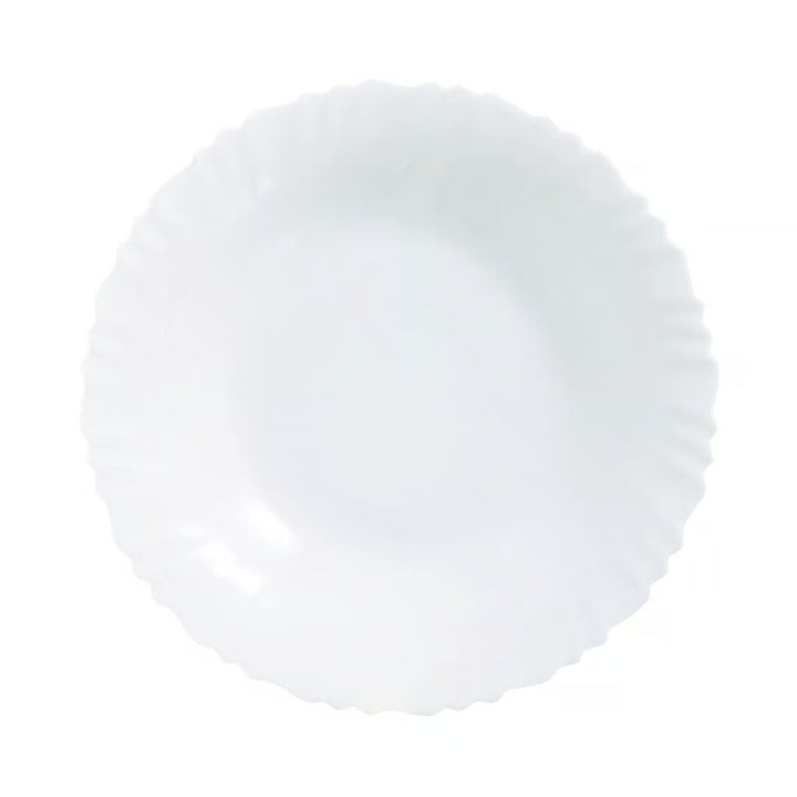 Luminarc desszertes tányér, kerek, 19 cm, fehér, Feston