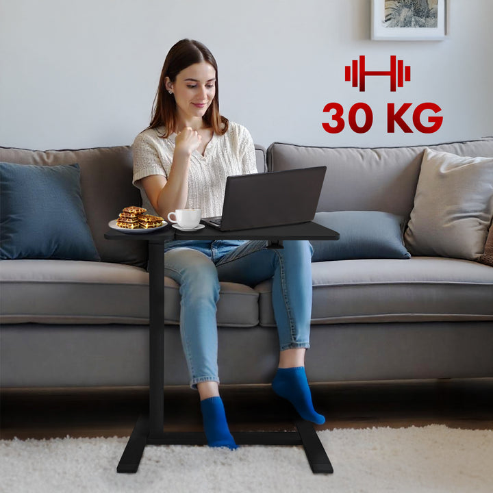 Maclean mobil íróasztal/laptop állvány, fekete, állítható magasság 76-109cm, max. 30kg , MC-120 B