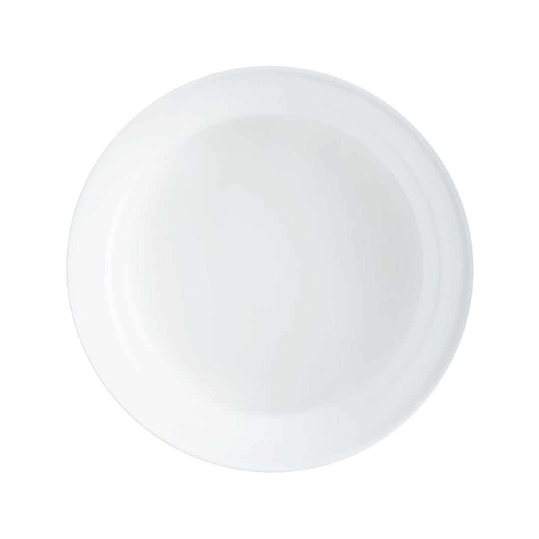 Luminarc mély tányér, fehér, kerek, 21 cm, Diwali