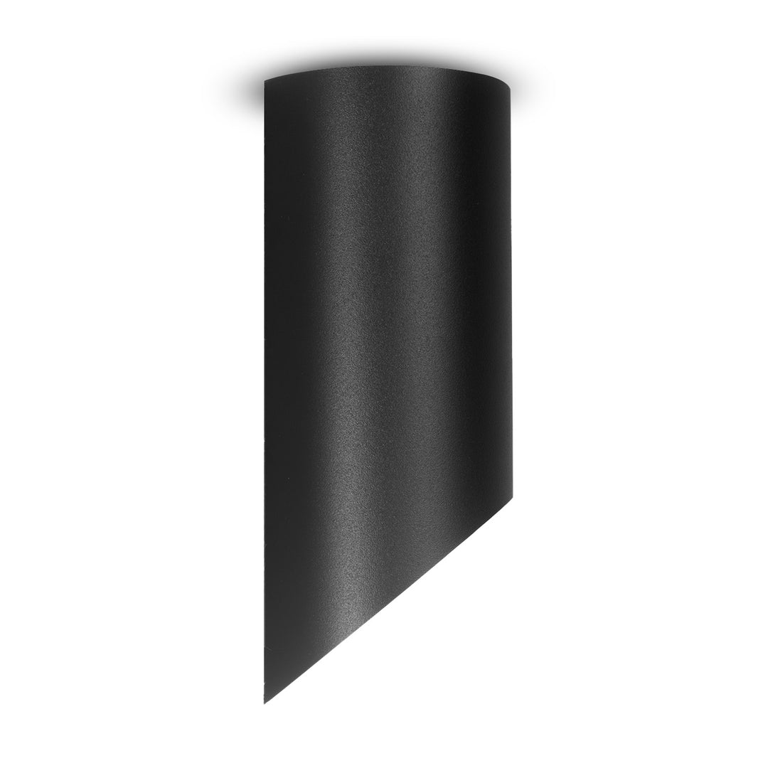 Maclean felszíni lámpatest / cső, spot, kerek, alumínium, GU10, 55x130mm, fekete, MCE360 B+ LED izzó GU10 7W Maclean Energy MCE437 WW meleg fehér 3000K, 220-240V~, 50/60Hz,