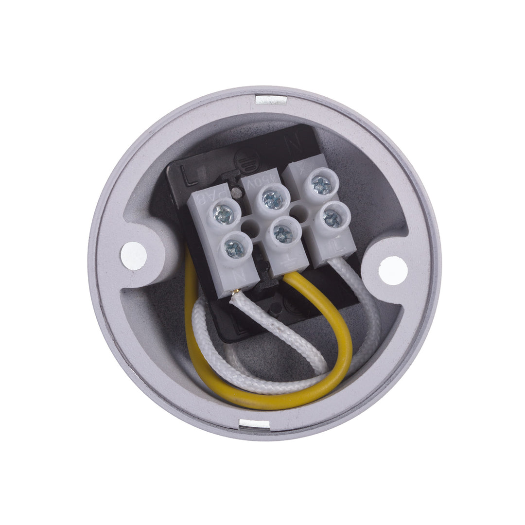 Maclean felszíni lámpatest / cső, spot, kerek, alumínium, GU10, 55x130mm, fehér, MCE361 W 3db + LED izzó GU10 7W Maclean Energy MCE437 WW meleg fehér 3000K, 220-240V~, 50/60Hz 3db