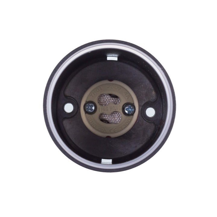 Maclean felszíni lámpatest/cső, spot, kerek, alumínium, GU10, 55x130mm, fekete, MCE361 B + LED izzó GU10 7W Maclean Energy MCE437 WW meleg fehér 3000K, 220-240V~, 50/60Hz, 490 lm