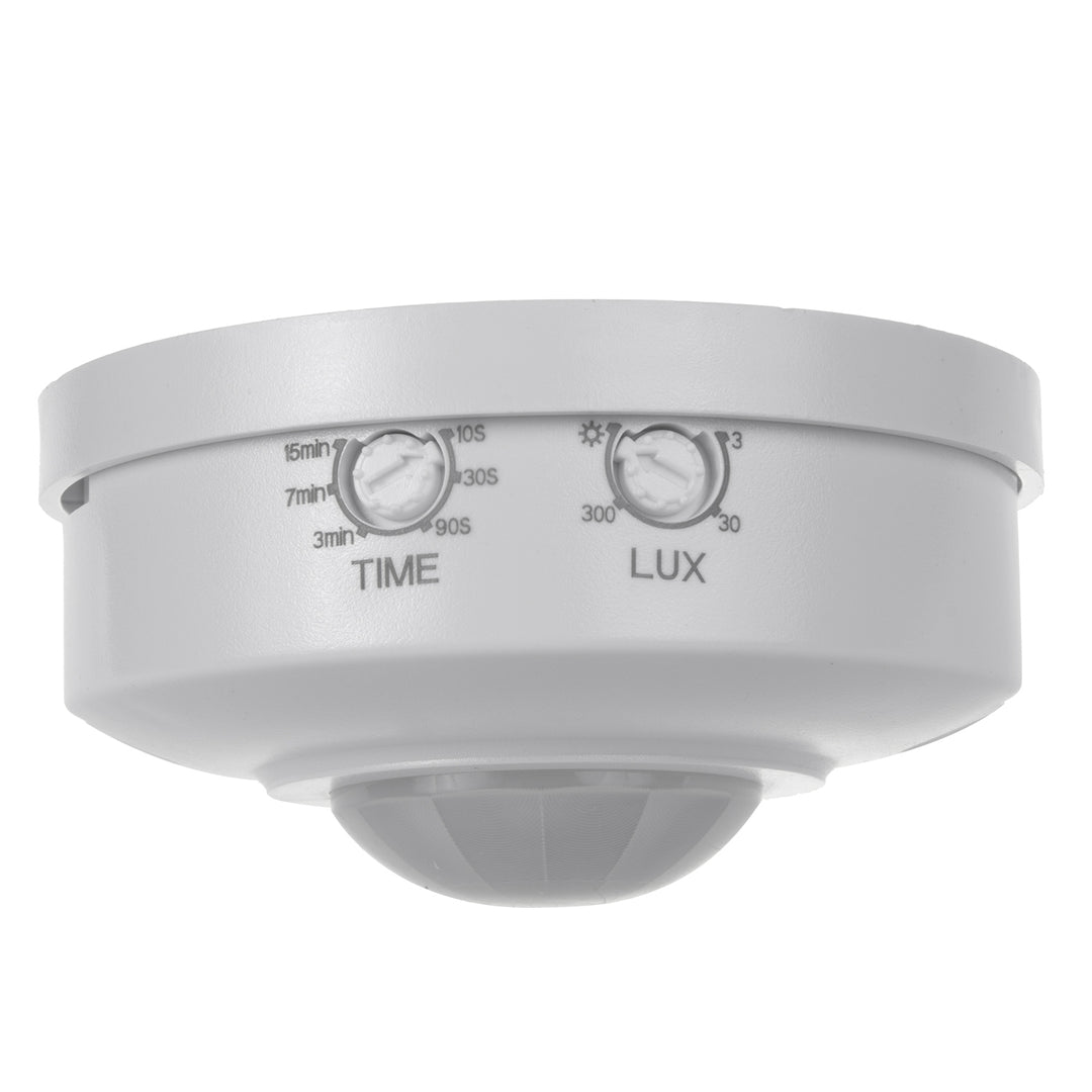 Maclean PIR mozgásérzékelő, hatótávolság 6m, mennyezet, max. terhelés 1200W, IP20, MCE314 W 4 darab