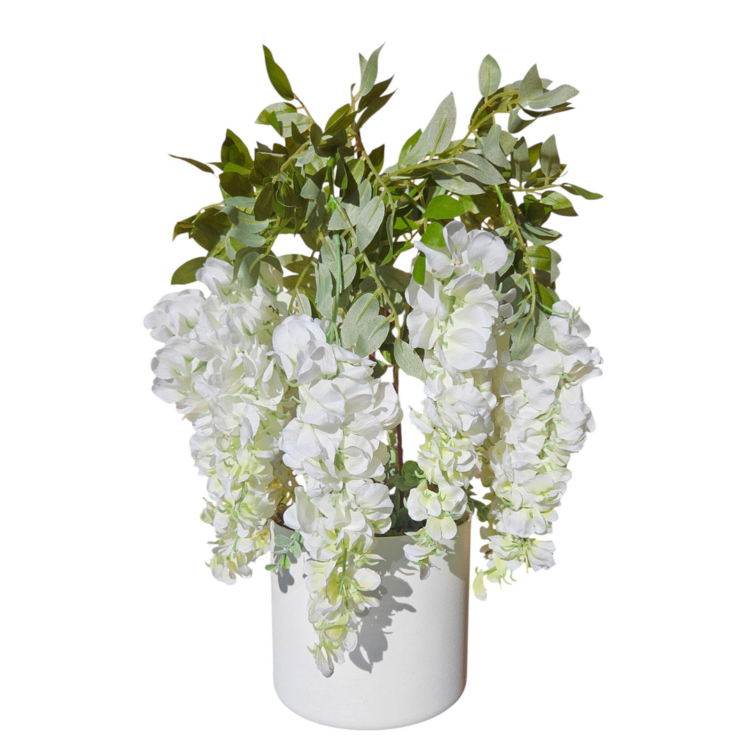 Damich mesterséges wisteria, 3 szárú virágok, 9 virágzat, 9db