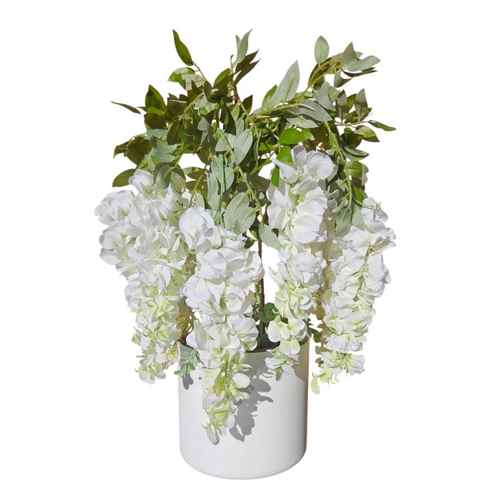 Damich mesterséges wisteria, 3 szárú virágok, 9 virágzat, 9db