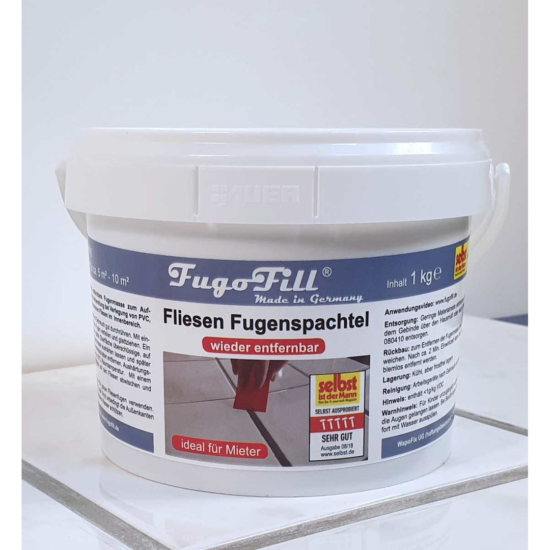 FugoFill eltávolítható csemperagasztó, 1kg, szürke