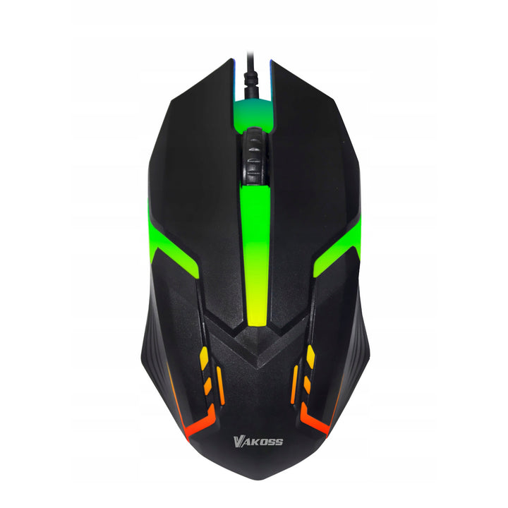 Vakoss gaming egér, RGB háttérvilágítás, 1000dpi, TM-5133K