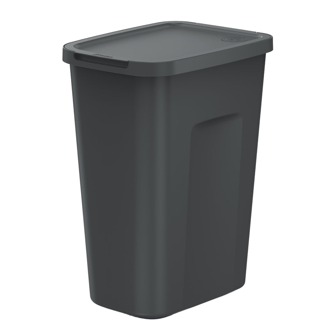 Keden szemétkosár, 35 literes, fekete, COMPACTA Q PLUS